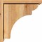 Ekena Millwork Yorktown Rough Sawn Corbel w/Backplate, Western Red Cedar, 8"W x 14"D x 14"H COR08X14X14YOR01RWR - alternate 3